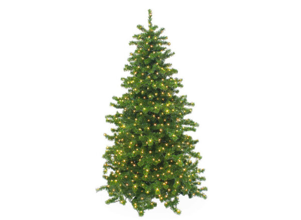 Weihnachtsbaum mit Weihnachtsbeleuchtung zum Mieten
